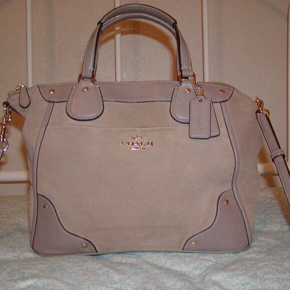 Suede Coach purse - Picture 1 of 6